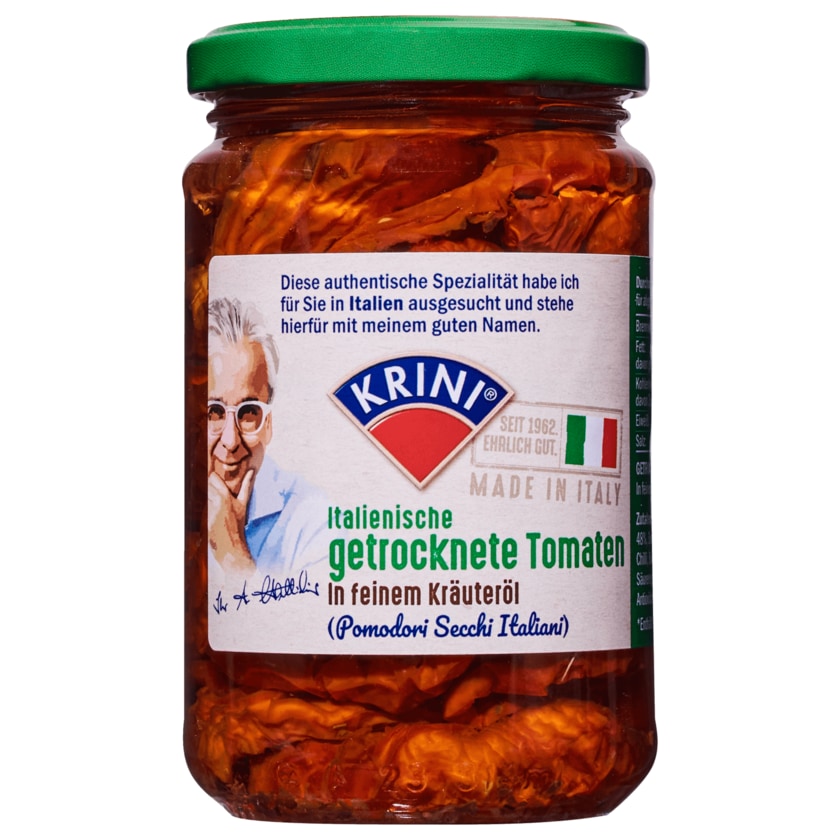 Krini Italienische getrocknete Tomaten in feinem Kräuteröl 314ml